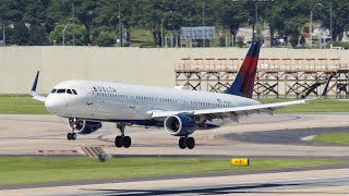 DO THEY NEED MORE PRACTICE Delta 737800 Lands on Atlanta Runway 8L [upl. by Sato]