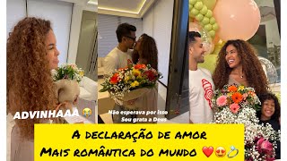 Sthefane Matos Recebe surpresa inesperada Kevi Jonny faz declaração de amor tá apaixonado ❤️💍 [upl. by Marne]