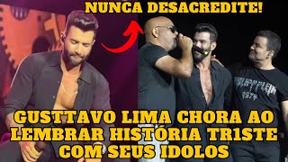 Gusttavo Lima se EMOCIONA ao contar HISTÓRIA de quando pegou CARONA de Caminhão e reencontra ÍDOLOS [upl. by Enylrac]