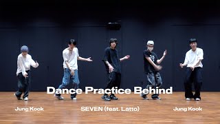 정국 Jung Kook ‘Seven feat Latto’ Dance Practice Behind [upl. by Kinata]