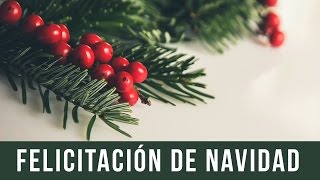 Felicitación de Navidad [upl. by Naasah364]