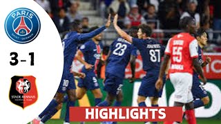 PSG vs Rennes 31  All Goals amp Extended Highlights [upl. by Nosnarb]