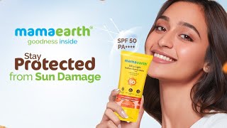 Best sunscreen in India Mamaearth Vitamin C sunscreen review mamaearth suncreen  SPF 50 [upl. by Nylarad]