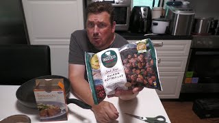 Unboxing Smakprovning Mukbang Små fina klassiska Kalkon Köttbullar Ingelsta Kalkon från Lidl [upl. by Wilonah]