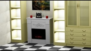 Como hacer un mueble para chimenea eléctrica [upl. by Seagrave346]