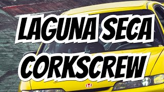 LAGUNA SECA CORKSCREW LAPS  OMGBUILDS [upl. by Rauscher]