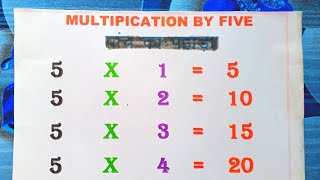 multiplication tables 2 to 5  English table 2 to 5 Hpsclasseskids [upl. by Etnom]