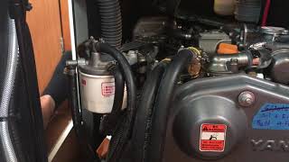 Yanmar Engine Basics 2  Fuel Filter [upl. by Enajiram]