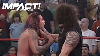 Jeff Hardy vs Abyss  FALLS COUNT ANYWHERE  FULL MATCH  Destination X March 13 2005 [upl. by Kato]