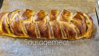 Sausagemeat Plait  Cook with me  Easy tasty and quick recipe [upl. by Mylander]