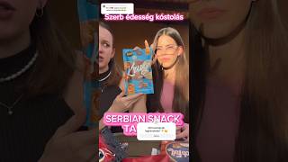 SZERB ÉDESSÉG KÓSTOLÁS 🤤🥰PART6 serbian tasting food szerbia kóstolós kóstolás krugs [upl. by Laeno]