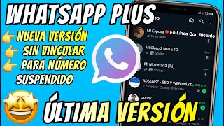 WHATSAPP PLUS Ultima versión ✅ NUEVO ACTIVADOR y Nueva Versión 📱 [upl. by Messing]