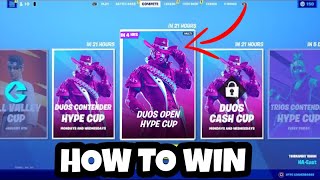 How To WIN The DUOS OPEN HYPE CUP GET TOP 1  2000 HYPE [upl. by Rehpotsirhk]