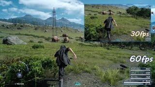 【FF15 60fps】FF15の60fps比較動画 [upl. by Nedloh624]