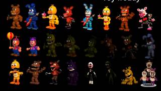 all fnaf world animatronics sing fnaf song [upl. by Limoli857]