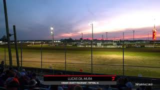 LIVE Lucas Oil MLRA Late Models at Cedar County Speedway [upl. by Heddie]