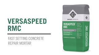 VERSASPEED RMC  Rapid Setting Repair Mortar Application [upl. by Engedus]