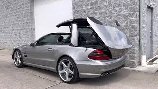 2006 MERCEDES BENZ SL55 AMG WP30 PERFORMANCE PACKAGE HARD TOP CONVERTIBLE amp ROLLBAR OPERATION VIDEO [upl. by Etnaled]