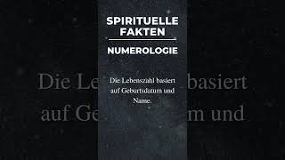 Spirituelle Fakten Numerologie [upl. by Aciraj]