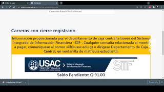 Proceso de Inscripción con cierre de Pensum  USAC [upl. by Hellah143]