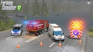 LS17  Sirenenalarm für die Feuerwehr XXL Hochwassereinsatz auf Bauhof Weber [upl. by Secor]