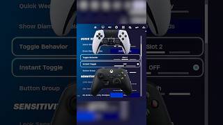 NEW Best Controller SETTINGS amp Sensitivity Chapter 2 Remix 🎯 fortnite shorts [upl. by Aleehs]