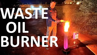 Making a Waste Oil Burner with the NEW Klutch MIG Welder [upl. by Tawnya]