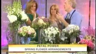 Michael Gaffney of The American Schools of Flower Design on Today Show 3222011 [upl. by Dimphia816]