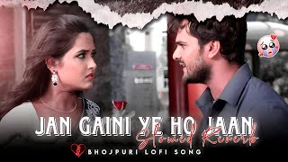 Jan gaini aho jaan 🥀  Slowed Reverb   Bhojpuri Sad Lofi Song  Khesari Lal Sad Song 💔 [upl. by Naimerej]