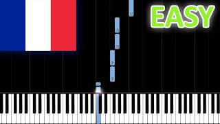 France Anthem La Marseillaise Easy Piano Tutorial [upl. by Asabi876]