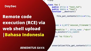 Remote code execution RCE via web shell upload  Ethical Hacking Indonesia  1 ethicalhacking [upl. by Trotter]