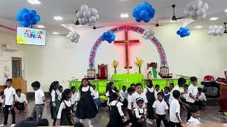 Tamil Christian Song  Sunday School Girls amp Boys Dance  Children’s Sunday 2024  ECI Nagalkeni [upl. by Sesylu]