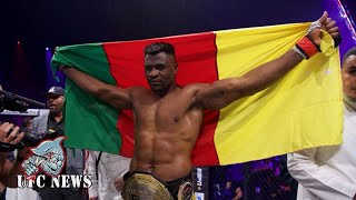 Francis Ngannou explains his actions seconds before MMA comeback fight  UFC News [upl. by Francine]