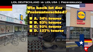 LIDL Deutschland vs LIDL USA  welcher ist teurer [upl. by Arty]