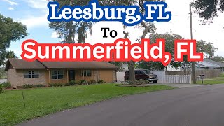 Driving from Leesburg FL to Summerfield FL aroundocala floridaliving ocala [upl. by Boak]