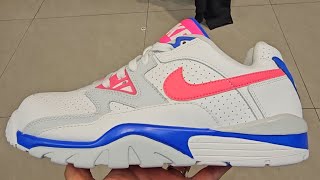 Nike Air Cross Trainer 3 Low Hyper Pink Racer Blue 4K POV  Don Alpha Cleat SKU FN6887100 [upl. by Gilberta]