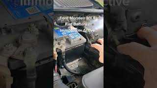 Ford Mondeo MK4 Flat Battery  Immobiliser Active fix [upl. by Notle]