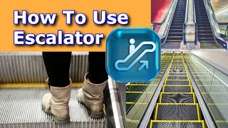 How To Use Escalator For The First Time  Shorts [upl. by Lontson]