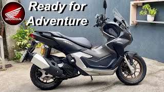 Honda ADV 160 Black Review and Ride [upl. by Hsivat]