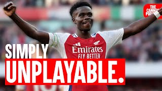 Bukayo Saka is CONSISTENCY Personified  The Cannon Podcast [upl. by Eellek]