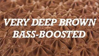 VERY Deep Brown Noise with Boosted Bass Like Sleeping on a Big Jetliner Subwoofer Approved [upl. by Eresed]