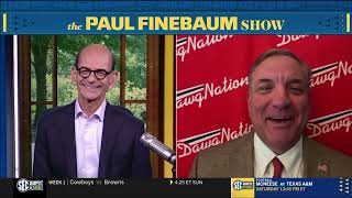 Mike Griffith spars with Paul Finebaum on UGA Alabama amp Florida [upl. by Aronek]