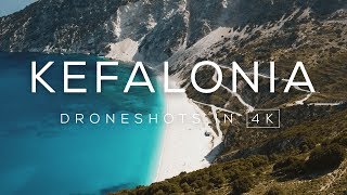 Ionian Island Kefalonia Greece  Drone video in 4K [upl. by Emeric]