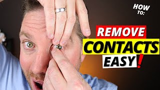 How To Remove Contact Lenses Easily  Best Tips For Beginners [upl. by Tatiana]