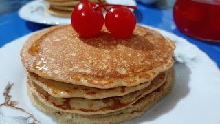 PANCAKES DE AVENA  TORTITAS DE AVENA  MUY DELICIOSOS [upl. by Bacchus]