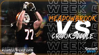 HIGH SCHOOL FOOTBALL  Meadowbrook vs Crooksville  HIGHLIGHT [upl. by Ayitahs]