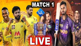 LIVE CSK vs KKR Live Scores amp Commentary  CSK vs KKR 1ST MATCH  Chennai vs Kolkata match live [upl. by Corder]