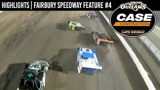 World of Outlaws CASE Late Models at Fairbury Speedway Feature 4  July 29 2022  HIGHLIGHTS [upl. by Dnalyar122]