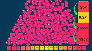 We Dropped 1000 BALLS ON PLINKO for the 1000x… [upl. by Garaway]