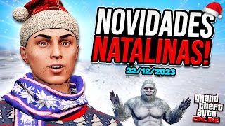 O MELHOR NATAL QUE O GTA ONLINE JÁ TEVE muita coisa  NOVIDADES SEMANAIS NATALINAS 21122023 [upl. by Anauj]